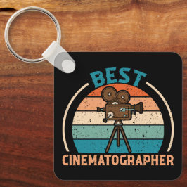 Bester Cinematographer - Retro Style Schlüsselanhä Schlüsselanhänger