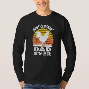 Bester Cluckin-Vater je Boys Farm Tier Hühnchen Ro T-Shirt