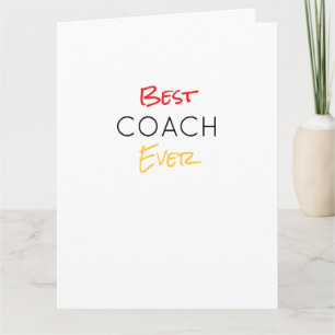 Bester Coach Aller Zeiten Teamfarben Schule Sport Karte