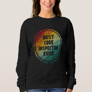 Bester Code-Inspektor je Funny-Code-Inspektor Sweatshirt