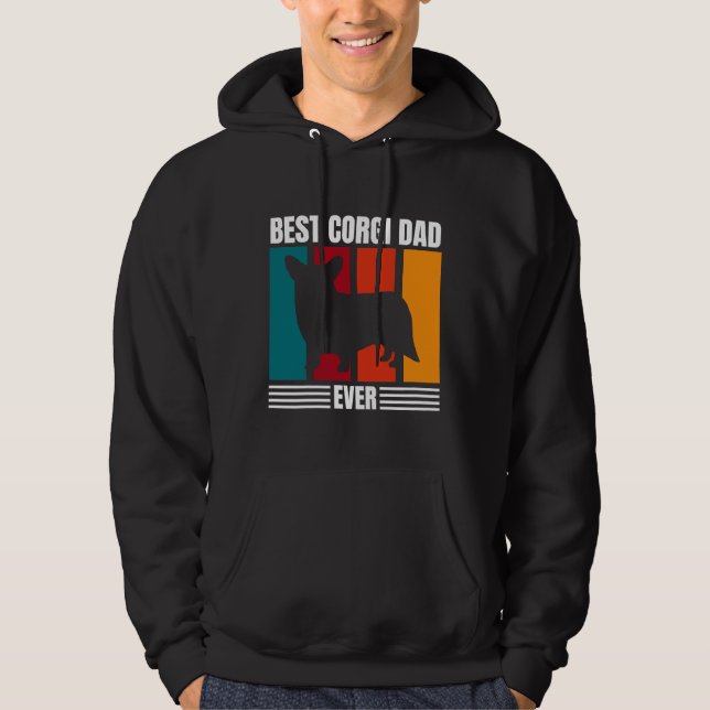 Bester Corgi-Vater je 433 Hoodie (Vorderseite)