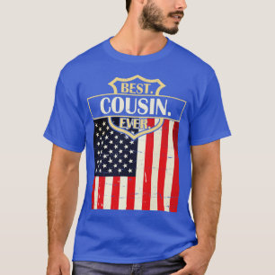 Bester Cousin je glücklicher Vater Eltern Sommer V T-Shirt