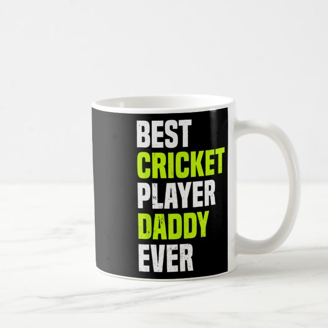 Bester Cricketspieler Daddy jemals - Cricket Daddy Kaffeetasse (Rechts)