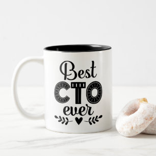 Bester CTO je Chief Technology Officer Zweifarbige Tasse
