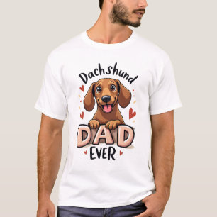 Bester Dachshund-Vater Aller Zeiten T-Shirt