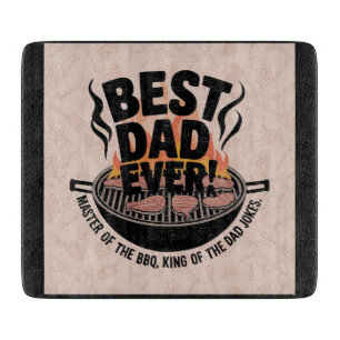 Bester Dad Ever BBQ-Design – König des Grills Schneidebrett