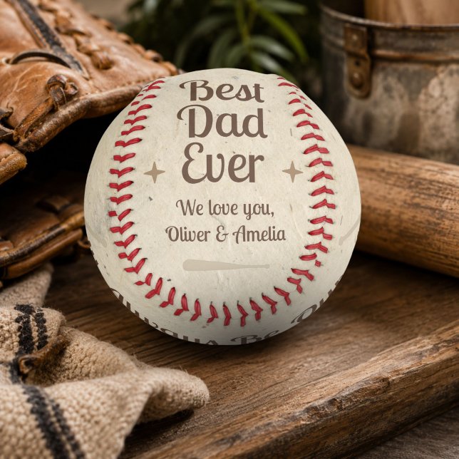 Bester Dad Ever MVP Andenken-Geschenk Baseball (Von Creator hochgeladen)
