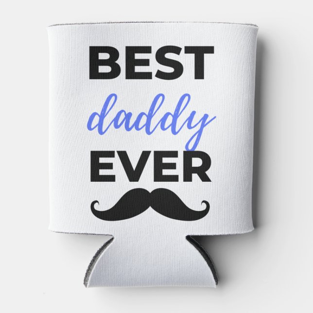 Bester Daddy je Black Dosenkühler (Vorderseite)