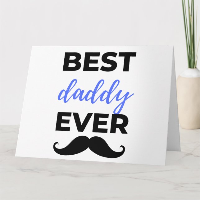 Bester Daddy je Black Karte (Vorderseite)