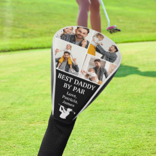 Bester Daddy von Par mit benutzerdefinierten Fotos Golf Headcover