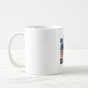 Bester Dalmatiner-Vater Aller Patrioten Hund-Shirt Kaffeetasse