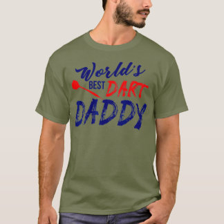 Bester Dart Daddy Sportler der Welt T-Shirt