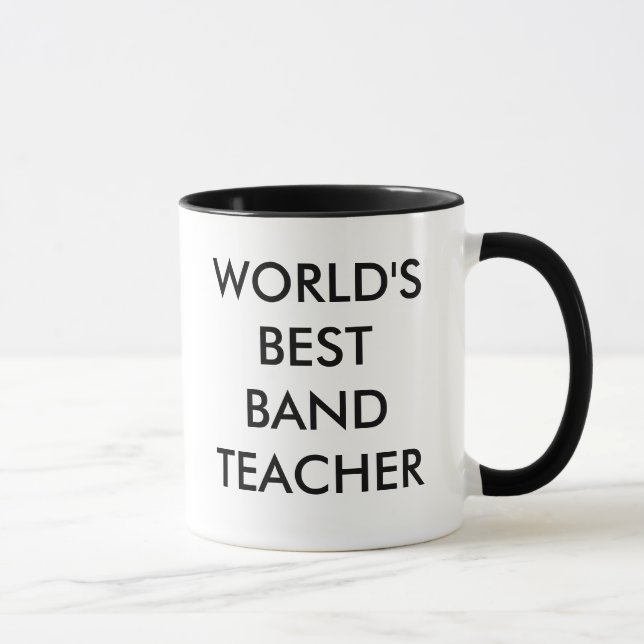 BESTER DAS BAND-LEHRER DER WELT TASSE (Rechts)
