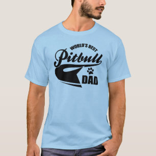 Bester das Pitbull der Welt Vater T-Shirt