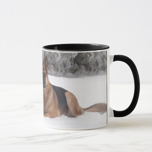 Bester der Schäferhund-Vater der Welt Tasse (Rechts)