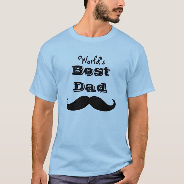 Bester der Vater-Schnurrbart der Welt T-Shirt (Vorderseite)