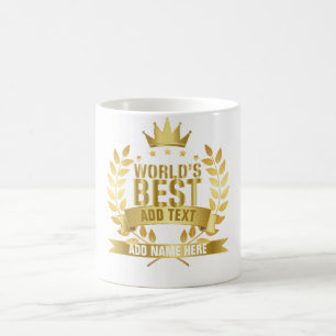 Bester der Welt für jedes Familienmitglied Gold 5  Kaffeetasse