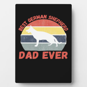 Bester deutscher Schäferhund-Vater aller Zeiten Zi Fotoplatte