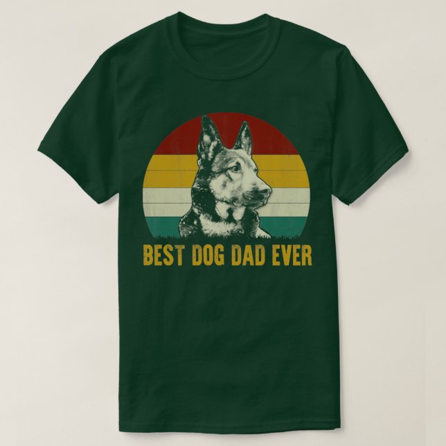 Bester deutscher Schäferhund Vater Ever Funny Vath T-Shirt (Design vorne)