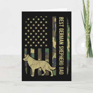 Bester Deutscher Schäferhund-Vater-Tarnung Amerika Karte