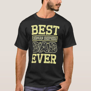 Bester Deutscher Schäferhund-Vater überhaupt Daddy T-Shirt