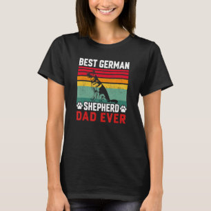 Bester deutscher Schäferhund-Vater überhaupt Daddy T-Shirt
