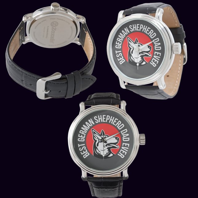 Bester deutscher Shepherd-Vater je Armbanduhr (Von Creator hochgeladen)