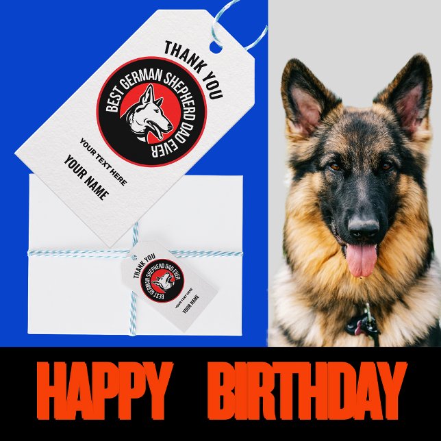 Bester deutscher Shepherd-Vater je Geschenkanhänger (Von Creator hochgeladen)