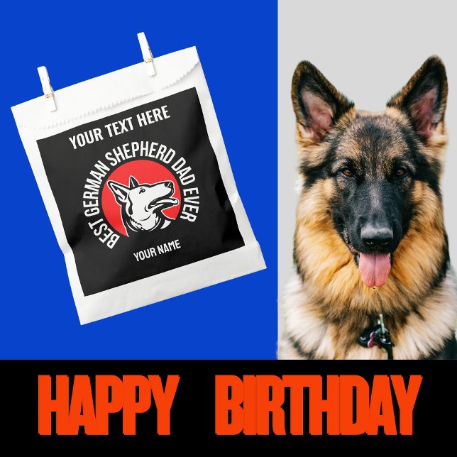 Bester deutscher Shepherd-Vater je Geschenktütchen (Von Creator hochgeladen)