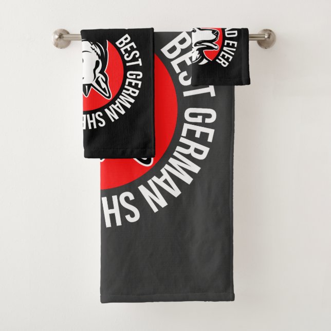 Bester deutscher Vater je Badhandtuch Set (Insitu)