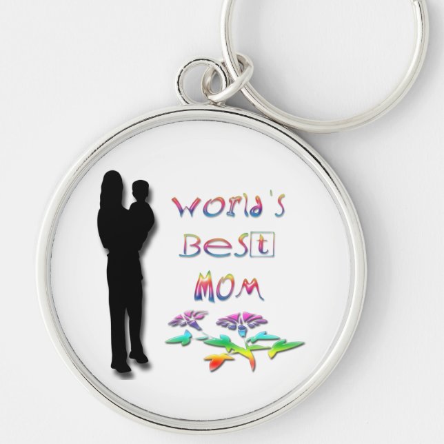 Bester die Mama-Schlüsselanhänger der Welt Schlüsselanhänger (Vorne)