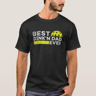 Bester Dink n Dad Ever Lustiger Pickleball Vaterta T-Shirt