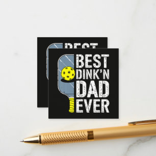 Bester Dink'N Dad Ever Pickleball Begleitkarte
