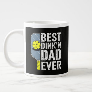 Bester Dink'N Dad Ever Pickleball Jumbo-Tasse