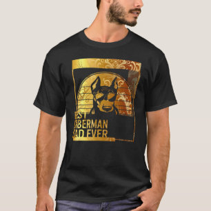 Bester Dobermann-Vater Aller Hund Papa für Männer T-Shirt