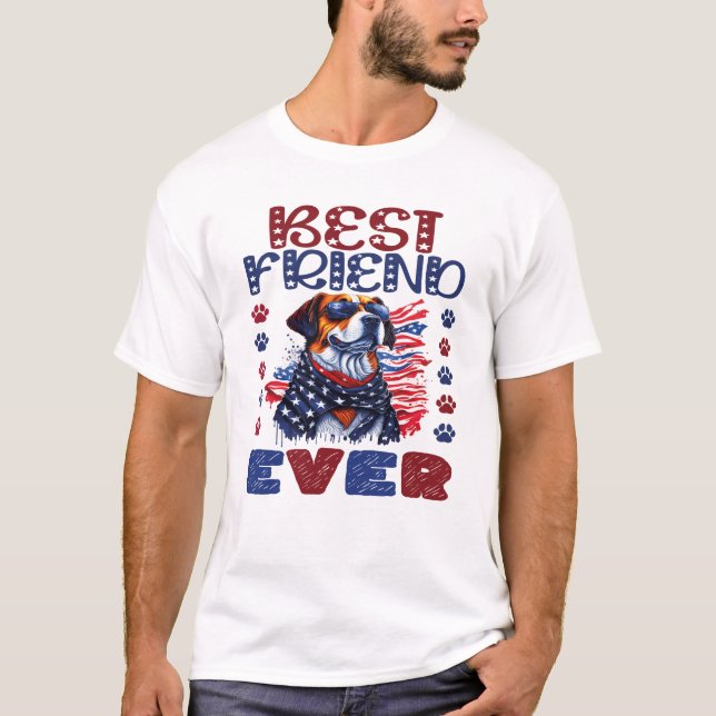 Bester Dog Friend 2024 T-Shirt (Vorderseite)
