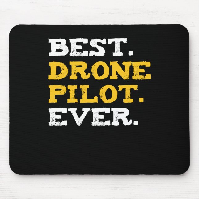 Bester Drohnenpilot je lustiger Kommerzieller Quad Mousepad (Vorne)