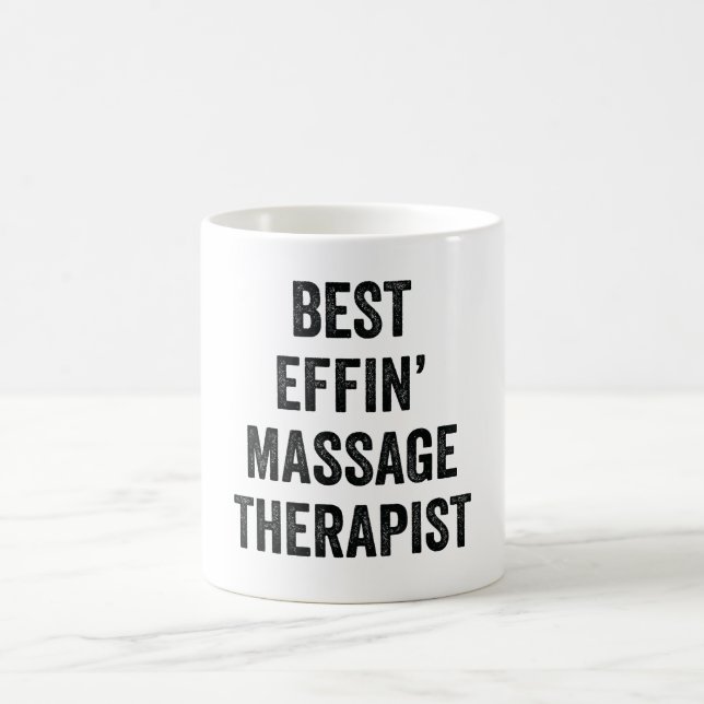 Bester Effekt-Massagetherapeut Kaffeetasse (Mittel)