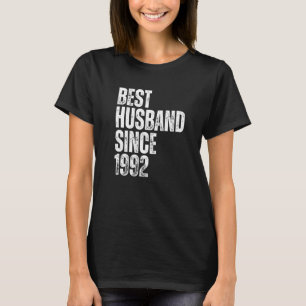 Bester Ehemann seit 1992 Vintage Hochzeit Jubiläum T-Shirt