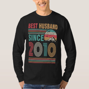 Bester Ehemann seit 2010 Glückliche Ehefrau Braut T-Shirt