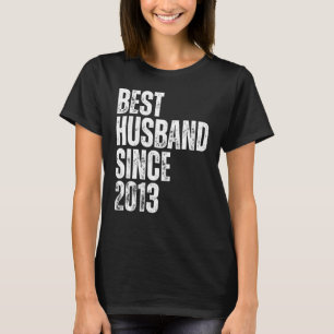Bester Ehemann seit 2013 Vintage Hochzeit Anniv T-Shirt