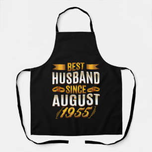 Bester Ehemann seit August 1955 Lustiger Hochzeits Schürze