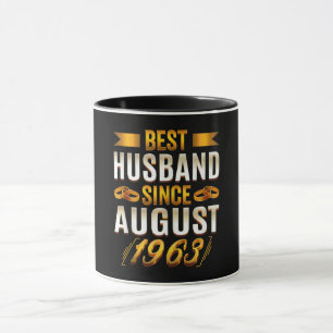 Bester Ehemann seit August 1963 57. Hochzeitstag Tasse