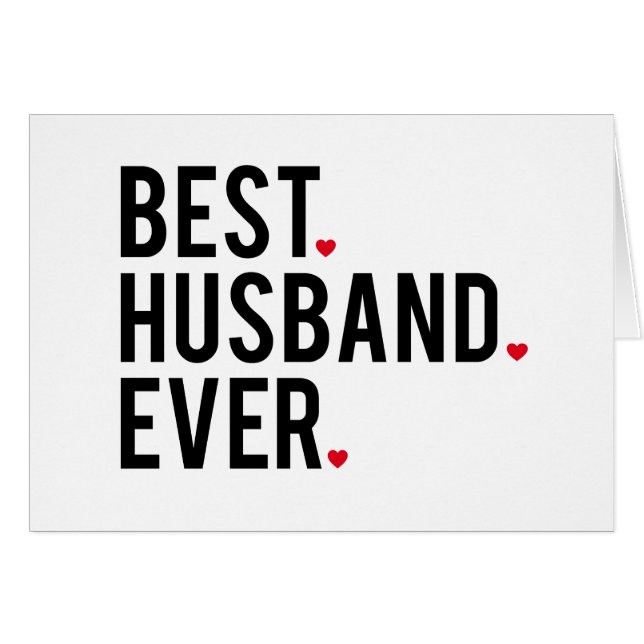 Bester Ehemann überhaupt (Vorderseite (Horizontal))
