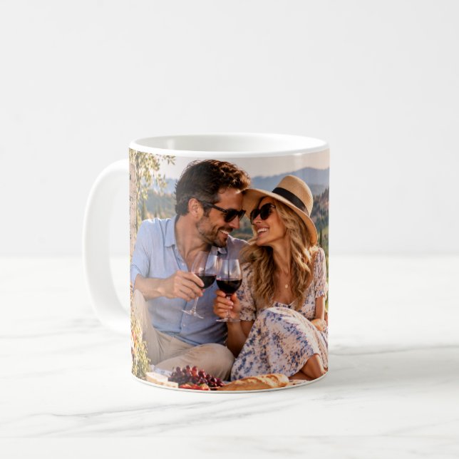 Bester Ehemann überhaupt Romantischer Picknick-Bec Kaffeetasse (Vorderseite Links)