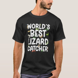 Bester Eidechsenfänger der Welt Kinder Eidechsenjä T-Shirt