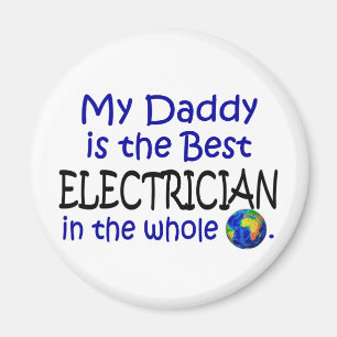 Bester Elektriker in der Welt (Vati) Magnet