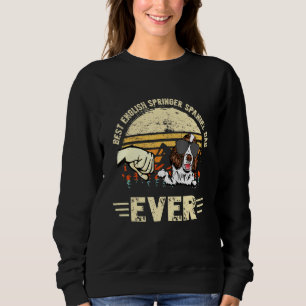 Bester Englisch Springer Spanisch Vater je Sunset Sweatshirt