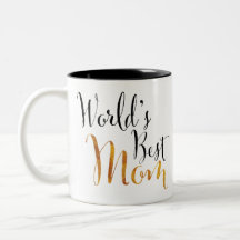 Bester Entwurf der Mama der Welt (Gold) für