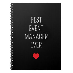 Bester Eventmanager schenkt jemals zum Geburtstag Notizblock